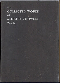 Cover of Aleister Crowley's Book The Works Of Aleister Crowley Vol Ii Part 1