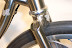 Custom titanium fork with a few details.