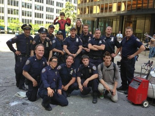 The Amazing Spider-Man 2 Park Avenue Stand-Off Set Photos 03