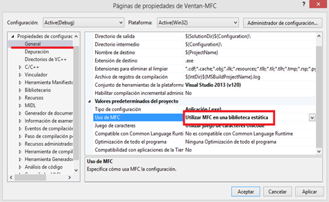 configurar MFC
