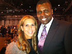 Elena of The Ultimate Bride and Mark Ingram of Mark Ingram Bridal Atelier: Experts who both carry Monique Lhuillier in their bridal boutiques.