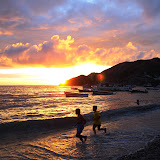 Day trip to Tayrona, walking from Playa Cañaveral to Cabo San Juan, then boat back to Taganga. 20110515 Tayrona National Park