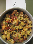 Chorizo-Almond Stuffing (with toasted white bread)