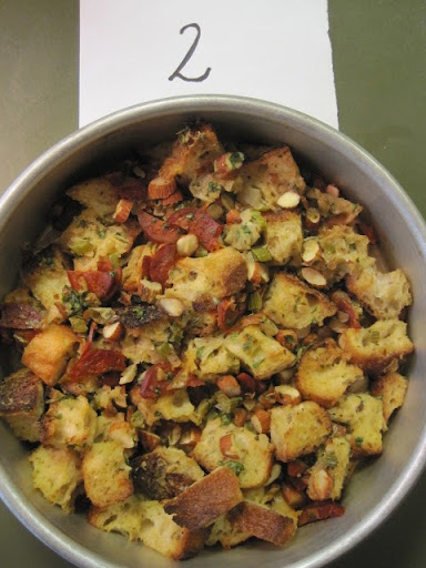 Chorizo-Almond Stuffing (with toasted white bread)