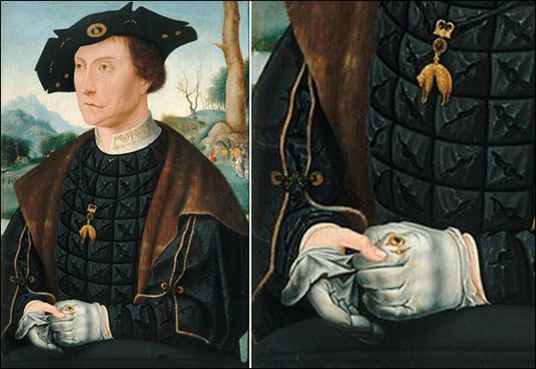 Mostaert, Portrait d'un homme tirant un gant 1520-22 Mostaert, Portrait d'un homme tirant un gant 1520-22