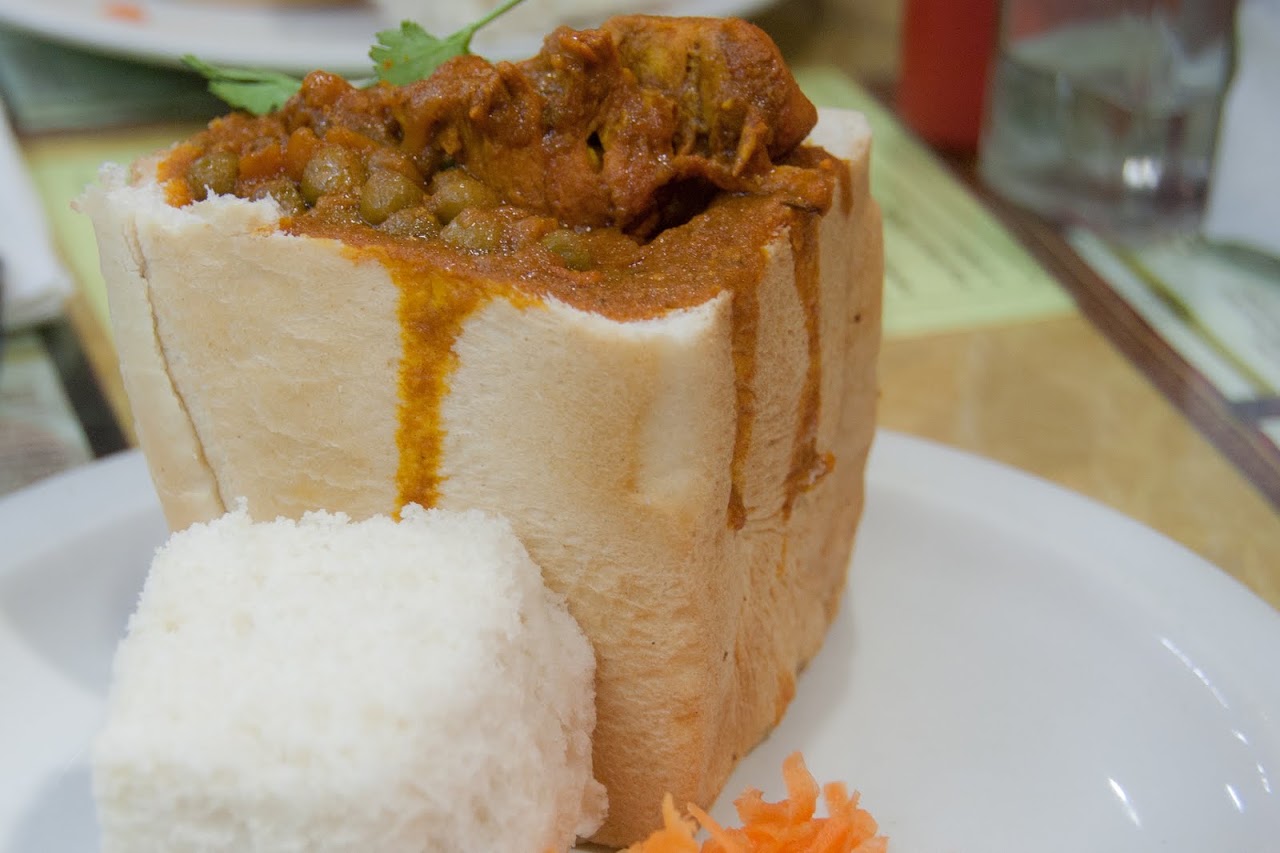 Mutton bunny chow