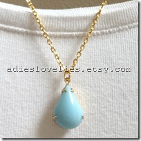 vintage stone necklaces 027