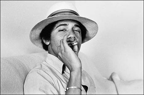 Obama smoking marijuana