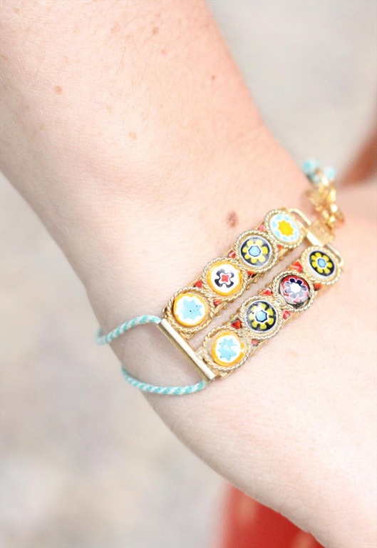 Vintage Mosaic Bracelet, £15, Bohemian Rose Vintage