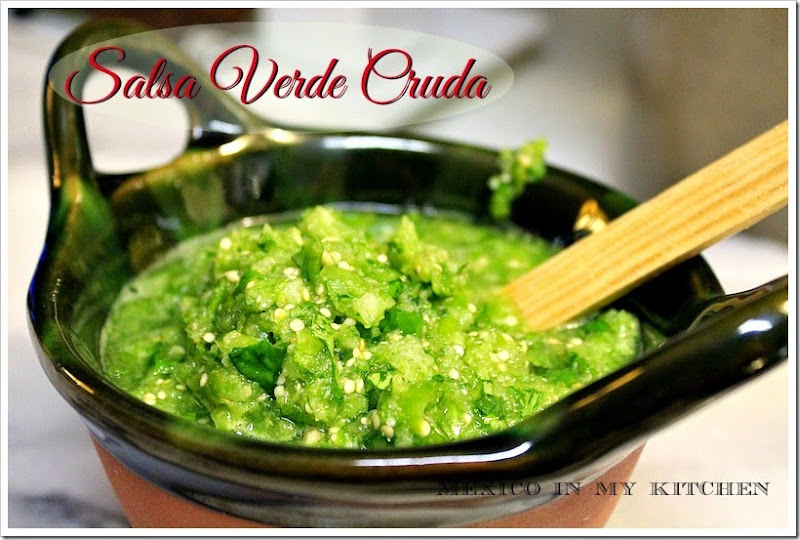 Salsa Verde Cruda Salsa Verde Cruda