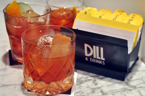 Negronis Dill & Drinksbaja Negronis Dill & Drinksbaja