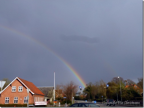 Regnbue over Sakskøbing