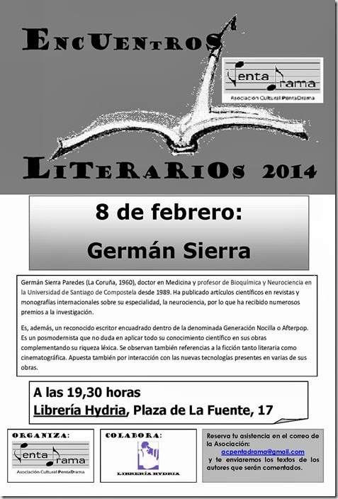 GERMÁN SIERRA, cartel GERMÁN SIERRA, cartel