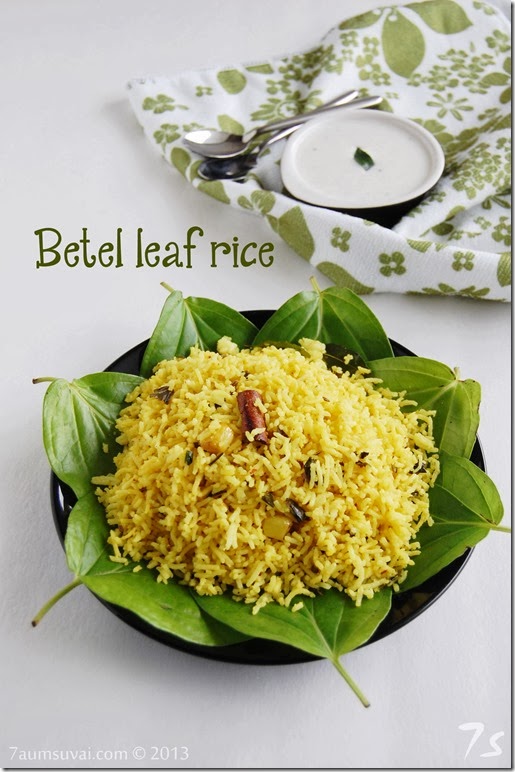 Betel leaf rice
