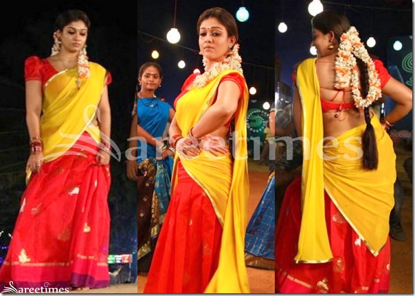 Nayanthara_Yellow_Red_Half_Saree Nayanthara_Yellow_Red_Half_Saree