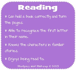 Preschool Reading Skills