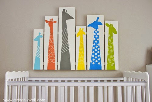 giraffe-nursery-art giraffe-nursery-art