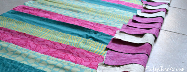 Rag Quilt Sewing Tutoria - Crib Blanket