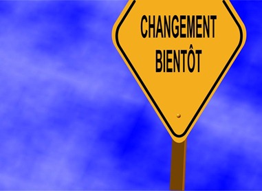 Changement bientôt