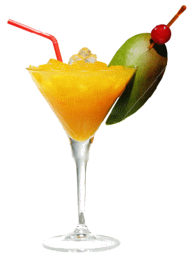 Cocktail sans alcool de fruit exotique