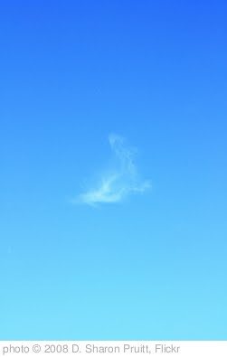 'Whispy Little Cloud on Blue Sky' photo (c) 2008, D. Sharon Pruitt - license: http://creativecommons.org/licenses/by/2.0/