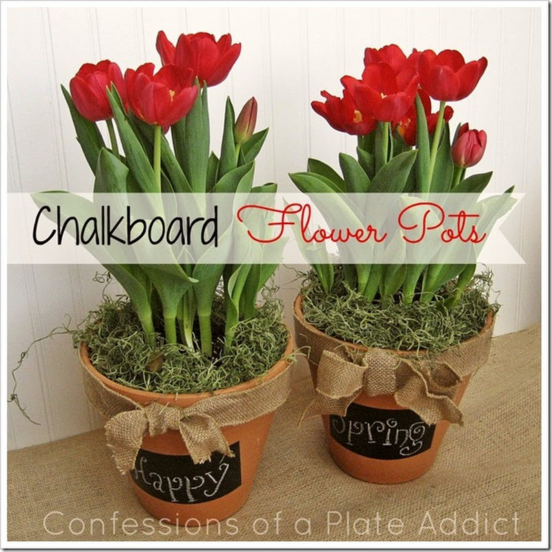 A Fun and Versatile Gift Idea...Chalkboard Flower Pots
