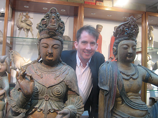 Here I am posing with my ladies at Yung Po Hin Antique Company. You girls are coming home with me.