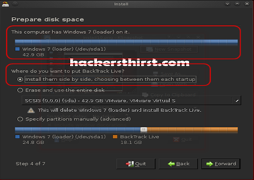 Install Windows 7 and Back Track Install Windows 7 and Back Track
