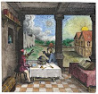 Astrologer Consulting The Heavens From Robert Fludd Utriusque Cosmi Historia
