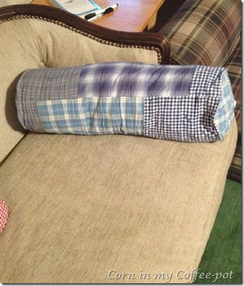 plaid bolster