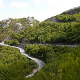 Montenegro - Entre Podgorica et Budva - Et c'est parti pour 12kms de grimpette (dur pour une première journée de vélo)