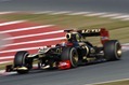 2012 Formula One Barcelona Test Day One Circuit de Catalunya, Barcelona, Spain 1st March 2012 Romain Grosjean, Lotus F1 Team. Action.  World Copyright: Andrew Ferraro/LAT Photographic ref: Digital Image _Q0C4139