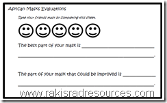 Evaluate African Masks with this free download.