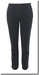 black cropped trouser