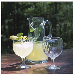 Margaritas will sparkle in these crystal vessels. (williamyeowardcrystal.com)