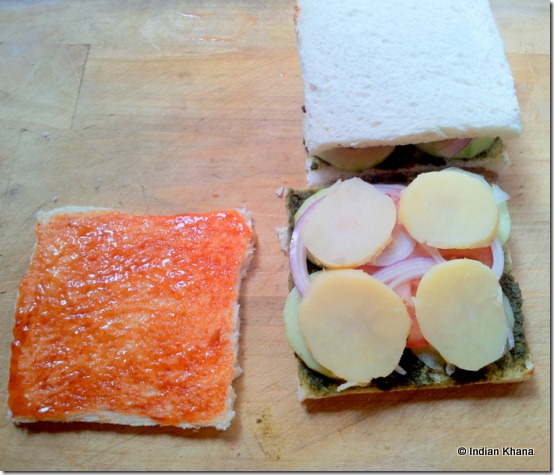 Vegetable Sandwich Recipe2