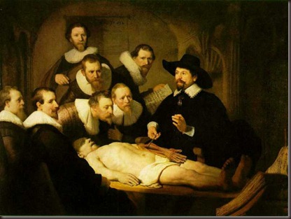 La leccion de Anatomia del Doctor Tulp. Rembrandt. 1632 La leccion de Anatomia del Doctor Tulp. Rembrandt. 1632