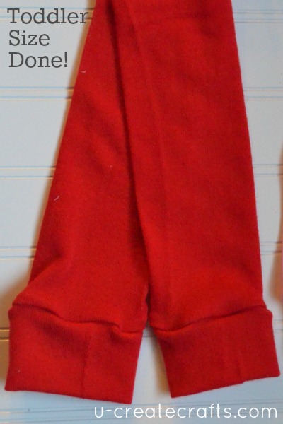 Baby Leg Warmers Tutorial 8