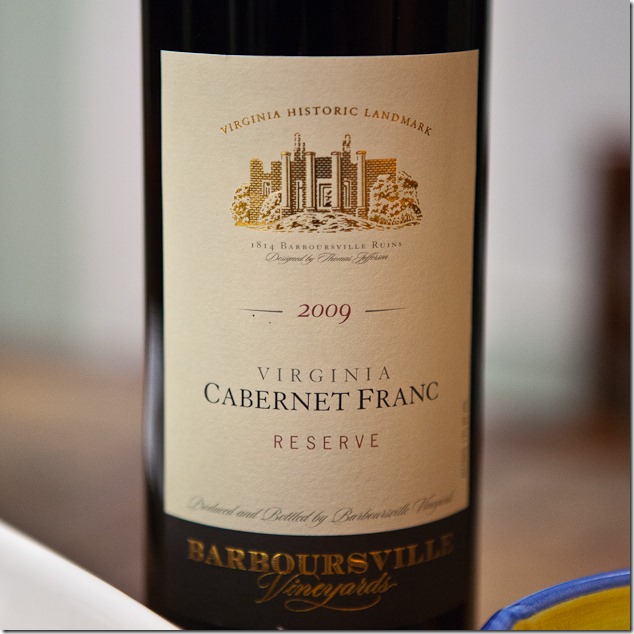 2009 Barboursville Virginia Reserve Cabernet Franc-1