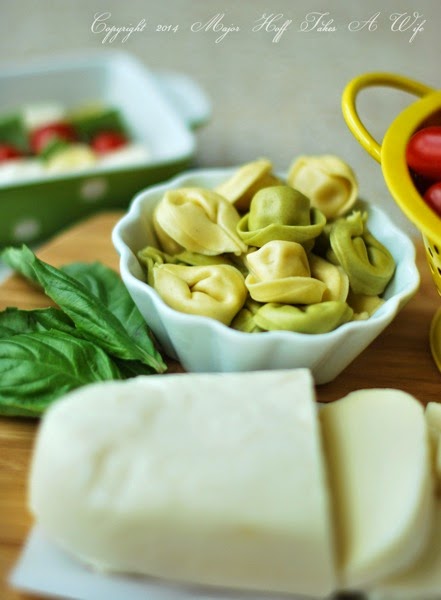 Fresh Bertolli tortellini with basil mozzarella and tomato.jpg Fresh Bertolli tortellini with basil mozzarella and tomato