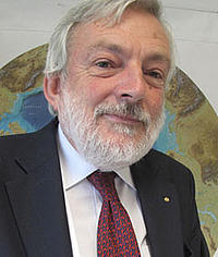 Professor Peter Wadhams. He is one of the world's leading ice experts, and he predicts the final collapse of Arctic sea ice in summer months within four years. Paul Quinn / WWF-UK