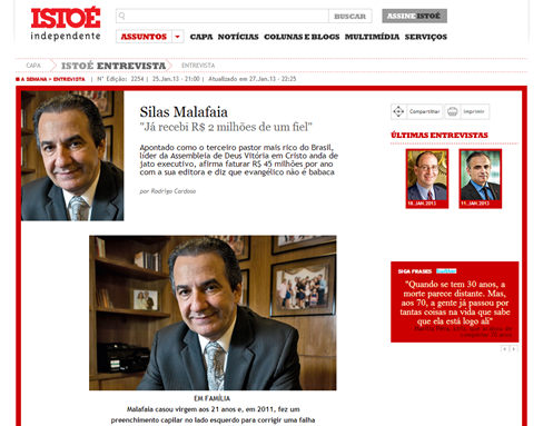 Entrevista Silas Malafaia Entrevista Silas Malafaia