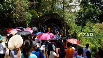 Devotees at the End of Via Crucis