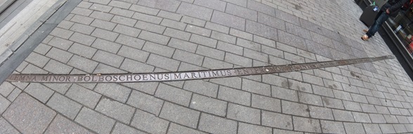 Marca de la antigua línea costera, Helsinki