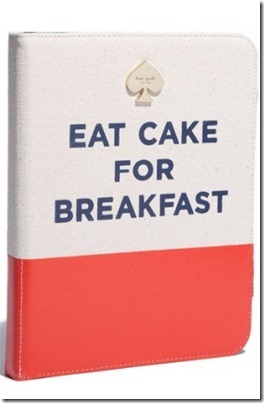 Kate Spade Eat Cake ipad folio