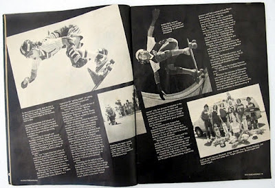 2nd page of the team article from Skateboarder magazine.
