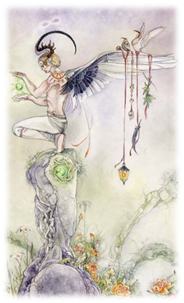 El Mago. Tarot de Shadowscapes