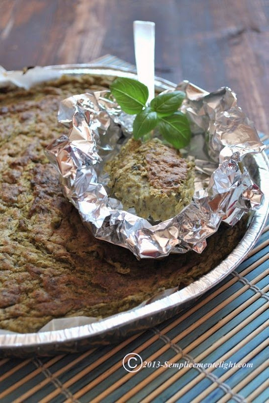 Sformato light con patate,broccoli e farina di ceci