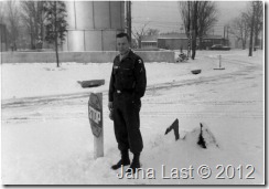 Jan Iverson in Korea during winter