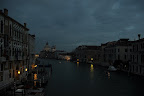 Venice canal at night